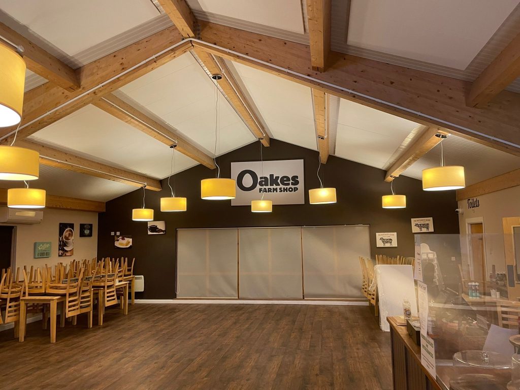 Oakes Farm Café Absorber Ceiling Tile